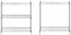 Regał metalowy - druciany - 350 x 900 x 1800 mm - szary ROYAL CATERING 10011224 RCMR-1800P25 