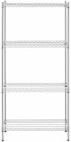 Regał metalowy - druciany - 900 x 450 x 1800 mm Royal Catering 10011857 RCMR-1800P47