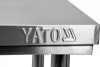 STÓŁ CENTRALNY SKŁADANY Z PÓŁKĄ 1200×700×H850mm YATO YG-09011 YG-09011
