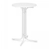 Stolik barowy - biały - składany - Ø70 cm - 110 cm ROYAL CATERING 10011470 RC-BIS70FW