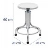 Taboret laboratoryjny - stal nierdzewna - 150 kg STEINBERG 10030826 SBS-LF-100