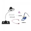 Stacja lutownicza - 75 W - 2 x kolba - zasilacz - 4 x LED STAMOS 10020994 S-LS-1