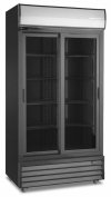 Szafa chłodnicza przeszklona RQ801SL-BLACK | 800l | drzwi przesuwne | czarna (SD801SL)
