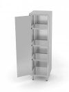 Szafa magazynowa z drzwiami na zawiasach 400 x 700 x 2000 mm POLGAST 304047-2-W 304047-2-W