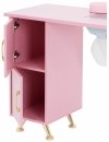 Biurko do manicure - z pochłaniaczem - różowe / złote - 3 szuflady - podpórka pod dłonie Physa 10040782 PHY_MC05