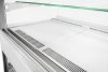 Witryna cukiernicza neutralna Dolce Visione Neutro Premium 900 | wnętrze ze stali nierdzewnej | 900x690x1300 mm