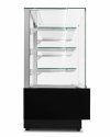 Witryna cukiernicza neutralna Dolce Visione Neutro Premium 900 | wnętrze ze stali nierdzewnej | 900x690x1300 mm
