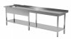 Stół ze zlewem i półką - komora po lewej stronie 2200 x 600 x 850 mm POLGAST 212226-6-L 212226-6-L