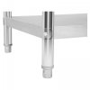 Stół roboczy - 120 x 70 cm - stal nierdzewna ROYAL CATERING 10010496 RCAT-120/70