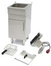 Frytownica Elektryczna 1 x 16L z Kranem i Szafka MAXIMA 09365155 8719632126560