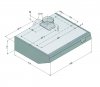 Novy – okap, szer.600, StCrNi BARTSCHER 100060 100060