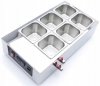 Topielnik do Czekolady - 6 x 1/6 GN 10 cm MAXIMA 09374053 8719632127468