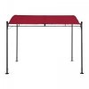 Pergola ogrodowa - 2,6 x 3 x 2,5 m - czerwona UNIPRODO 10250054 UNI_GAZEBO_ 3X2.5R