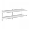 Półka wisząca - 150 cm - 2 blaty ROYAL CATERING 10011462 RCWR-1500.4