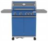 GRILL GAZOWY ITAMI 4+1, 14,5KW, Z SZYBĄ, NIEBIESKI Yato YG-20033