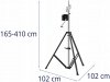 Statyw oświetleniowy - do 80 kg - 1,65-4,1 m SINGERCON 10110291 SIN-LS-110