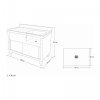 Szafka zlewozmywakowa - 120 cm ROYAL CATERING 10010502 RCHS-1200WS