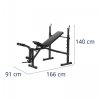 Wielofunkcyjna ławka treningowa GYMREX 10230248 GR-TB 52