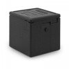 Pojemnik termoizolacyjny do pizzy - na 8 pudełek - czarny pasek CAMBRO 10330003