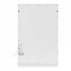 Lustro do makijażu - LED - 78 x 50 cm - 12 żarówek LED PHYSA 10040364 PHY-CM-11 WHITE