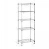 REGAŁ PÓŁKOWY Z DRUTU 350x550x1500 mm - szary ROYAL CATERING 10011227 RCMR-1800P19