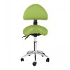 JASNOZIELONE KRZESŁO SIODŁOWE Z OPARCIEM PHYSA 10040180 Light Green