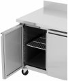 Stół chłodniczy na kółkach - 550 l - 4 komory - 223 x 70 cm - klasa B - rant - stal nierdzewna - Royal Catering 10013280 RCRT-4D550RE 4062859257321