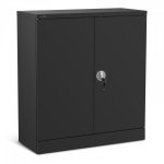 Szafka metalowa - 102 cm - 2 półki - antracytowa FROMM_STARCK 10260228 TAR_MCAB_22