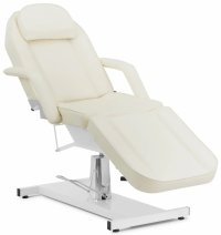 Fotel kosmetyczny - 180 x 58 x 66 - 76 cm - 200 kg - kremowy Physa 10040861 PHYSA CAPUA CREAM 