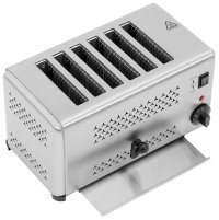 Toster - 2500 W - na 6 kromek - Royal Catering 10013480 RCET-6N 