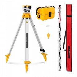 Niwelator optyczny + statyw - powiększenie 32 x - śr. 40 mm STEINBERG 10030468 SBS-LIS-32/40