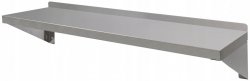 PÓŁKA WISZĄCA Z RANTEM I HACZYKAMI POJEDYNCZA 1200X300X180MM YATO YG-08937 5906083105173