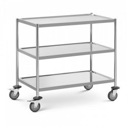 Wózek kelnerski - 3 półki - do 60 kg - półki: 82 x 50 cm - Royal Catering ROYAL CATERING 10012498 RC_SSTWH_01