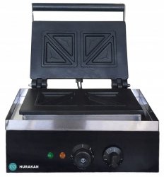 Profesjonalna gofrownica 1,5kW kształt trójkątnej kanapki Hurakan HKN-GES14