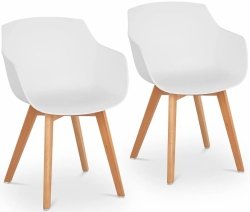 Krzesło - białe - 2 szt. FROMM STARCK STAR_SEAT_17 10260143 4062859000385