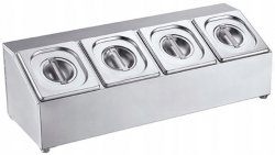 Organizer na pojemniki 4x GN 1/6 Szron D600202 5905440403204