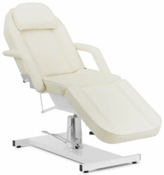 Fotel kosmetyczny - 180 x 58 x 66 - 76 cm - 200 kg - kremowy Physa 10040861 PHYSA CAPUA CREAM
