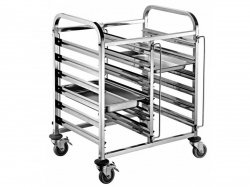 Wózek do transportu pojemników (10 x2 GN1/1) INVEST HORECA WT-TR2-10A WT-TR2-10A
