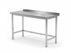 Stół przyścienny wzmocniony bez półki 900 x 600 x 850 mm POLGAST 102096 102096