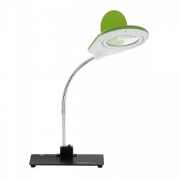 Lampa z lupą - 5 / 10-krotne powiększenie - zielona STAMOS 10020143 S-LP-4G