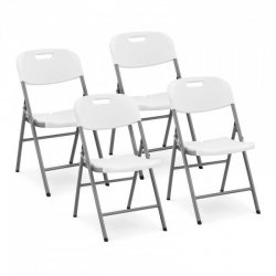 Krzesło cateringowe - zestaw 4 sztuk - Royal Catering - 180 kg - siedzisko: 40 x 38 cm - białe ROYAL CATERING 10012103 RC-FC_1