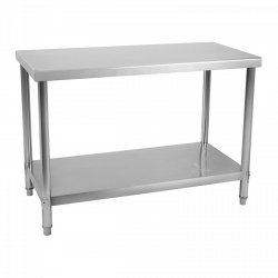 Stół roboczy ze stali nierdzewnej - 120 x 60 cm  ROYAL CATERING 10011093 RCAT-120/60-NW