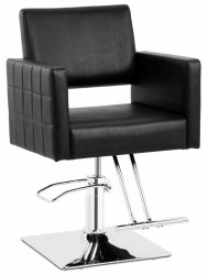 Fotel fryzjerski Ribbleton z podnóżkiem - 49 - 63 cm - 150 kg - czarny Physa 10040905  PHYSA RIBBLETON BLACK