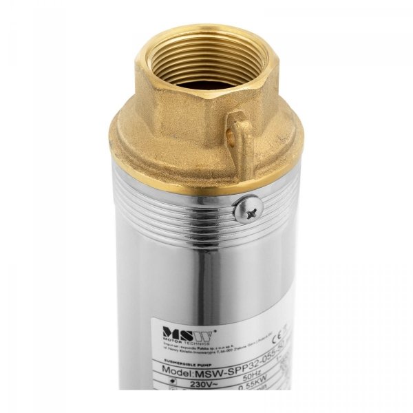 Pompa głębinowa - 3.8 m³/h - 750 W - stal nierdzewna MSW 10062055 MSW-SPP32-055-50