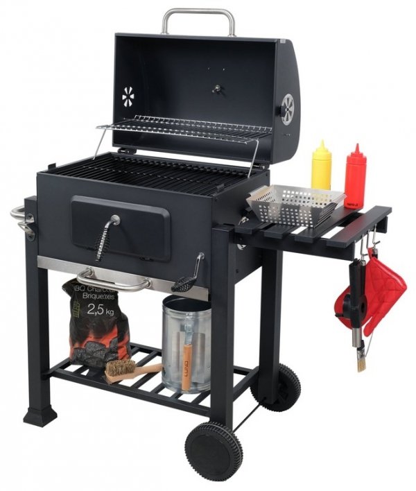 GRILL WĘGLOWY DELUXE, RUSZT 57X37CM Yato 99910