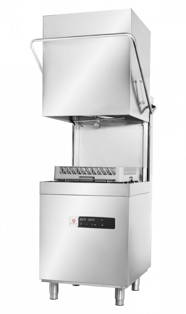 ZMYWARKA KAPTUROWA RQ1000DE | 500X500 | STEROWANIE ELEKTRONICZNE | 728X816X1505/1987 MM | 10,8 KW | 3 CYKLE MYCIA