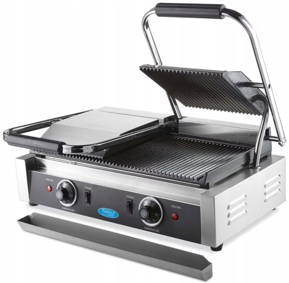 Grill Kontaktowy MCG Big Ryflowany MAXIMA 09300435 8719324276931