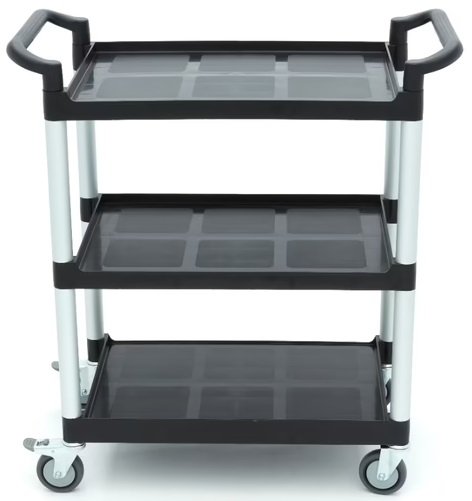  Wózek do Serwowania - 3 Plastikowe Półki - 86,5 x 42,5 cm Maxima 09507001 8720783972449