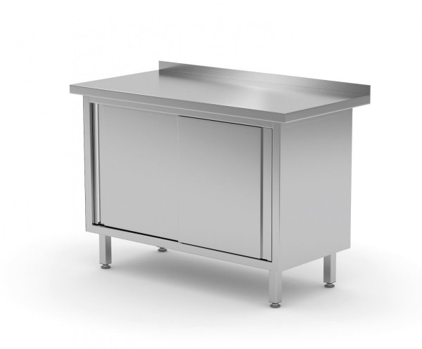 Stół przyścienny szafka z drzwiami suwanymi 1300 x 700 x 850 mm POLGAST 127137 127137