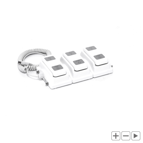 Włącznik nożny - 3 przełączniki PHYSA 10040486 PHY-FP-7